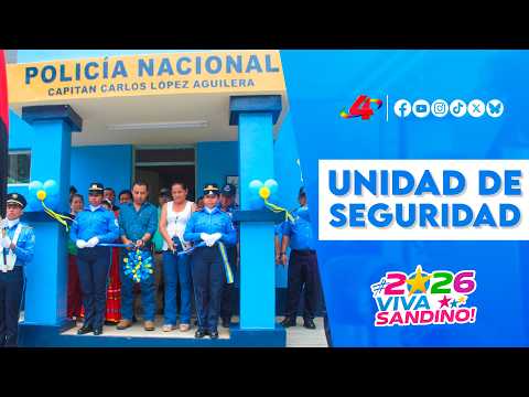 🇳🇮 Policía Nacional reinaugura moderna Unidad de Seguridad Ciudadana en Macuelizo