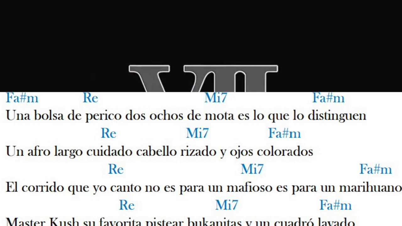 El Afro, Legado 7, Letra Y Acordes, Tutoríal