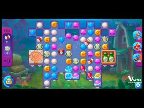 Fishdom. 9563 super hard level no boosters and diamonds. 21 move