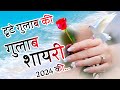 Tute Gulab Ki Shayari Video 🌹 टूटे गुलाब की शायरी 2024🌹 Best Gulab Shayari In Hind