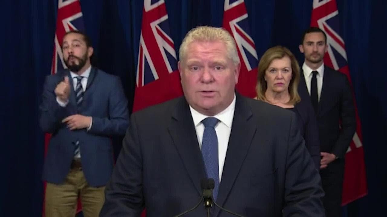 Ford and minister of education announce school closures until May, online learning to begin