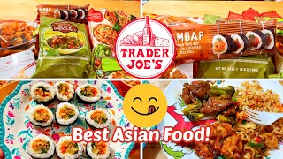 TRADER JOE'S BEST FROZEN ASIAN FOOD! MY FAVORITE PICKS! DELICIOUS & AFFORDABLE!