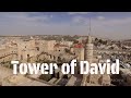 Tower of David / Jerusalem old city aerial