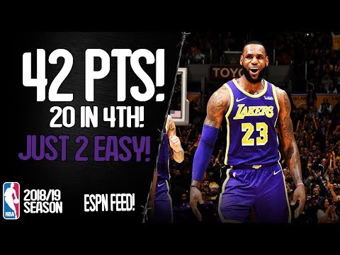 LeBron James 42 Points, 20 in 4th! vs San Antonio Spurs - Full Highlights 05/12/2018