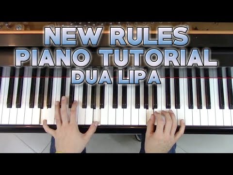 "New Rules" -  Piano Tutorial + Sheet Music - Dua Lipa  | George Vidal