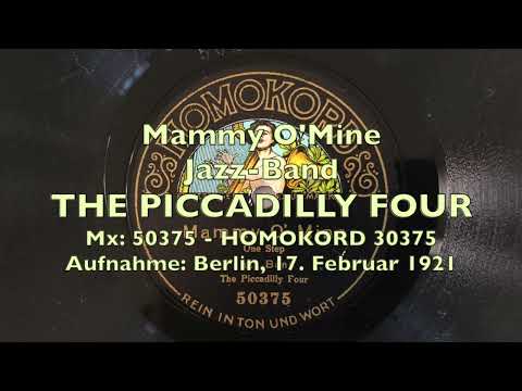 BERLIN PIONEER JAZZ: Mammy O'Mine - THE PICCADILLY FOUR - Berlin 1921