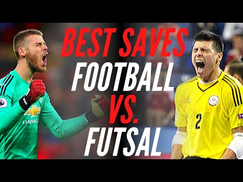 Best Goalkeeper Saves - Futsal vs. Football - Who are better?!