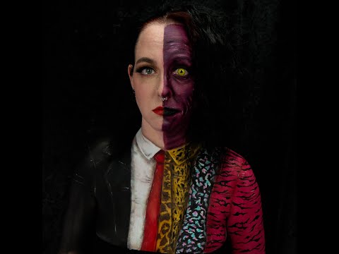 Batman Forever Inspired Two Face Body Paint