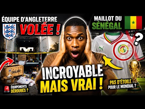INCRIVABLE ? MAIS VRAI! Équipements des anglais volé /nos maillots n’ont d’étoiles,les explications