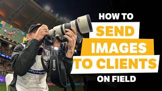 How I send my photos to clients on field!