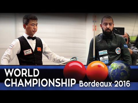 3-Cushion World Championship Bordeaux 2016 - Nikos Polychronopoulos vs Ma Minh Cam