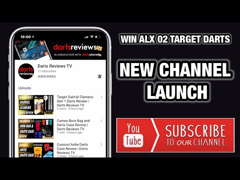 NEW CHANNEL LAUNCH! WIN ALX 02 TARGET DARTS