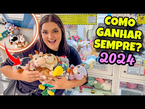 COMO GANHAR SEMPRE NA MÁQUINA DE PEGAR PELÚCIAS *atualizado 2024*