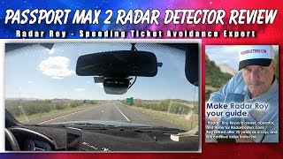 preview picture of video 'Passport Max2 Radar Detector Review'