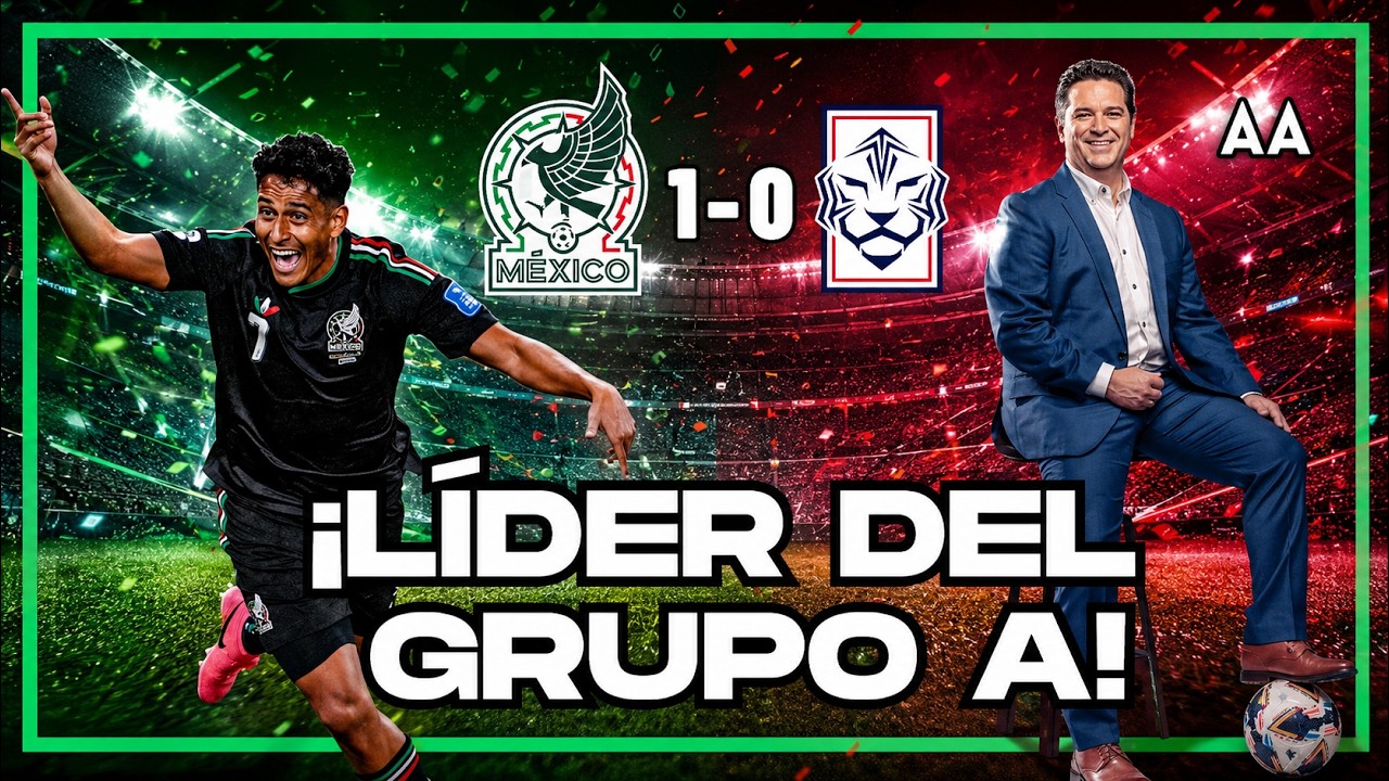 México gana y clasifica como líder de grupo, el fútbol todavía no aparece
