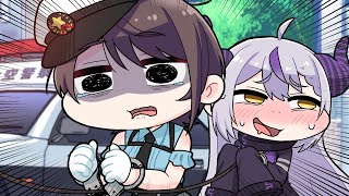【手描き】事件の真犯人だとバレてしまい逆転逮捕される大空スバル【こまいぬ/切り抜き/Hololive】
