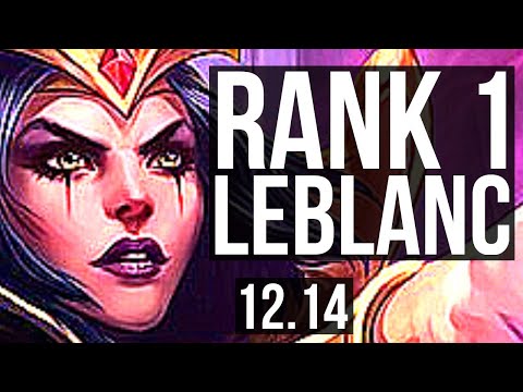 LEBLANC vs AZIR (MID) | Rank 1 LeBlanc, 9/1/13, 2.2M mastery, Godlike | TR Challenger | 12.14