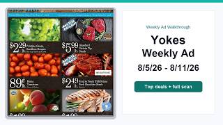 Yokes Weekly Ad (8/5/26 - 8/11/26) Top Deals