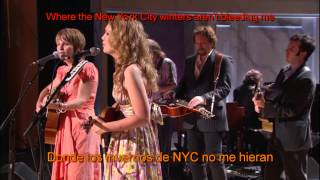 Alison Krauss / Shawn Colvin / Jerry Douglas - The Boxer - Subs Eng/Span