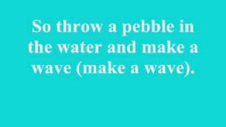 Joe Jonas &amp; Demi Lovato - Make a Wave + Lyrics on Screen