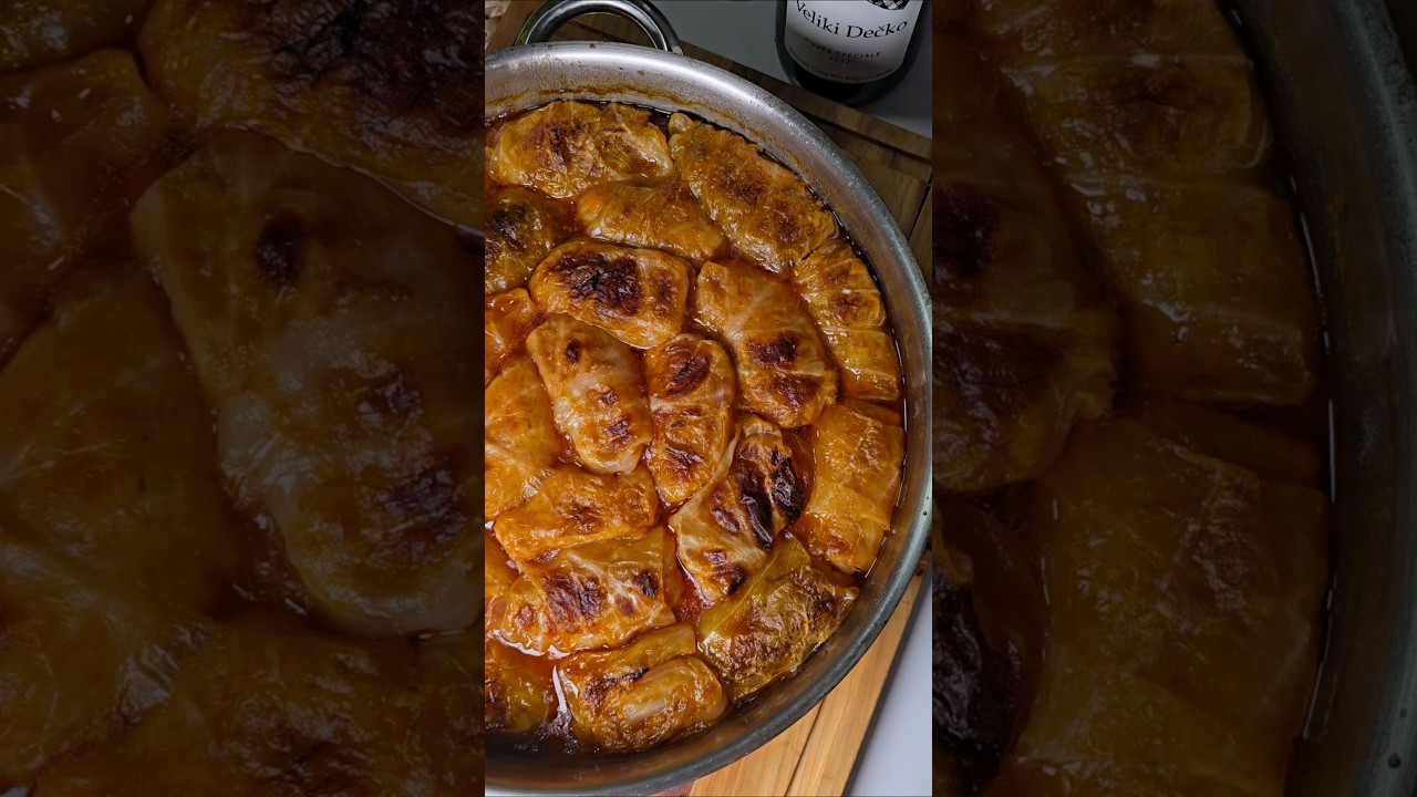 Posna sarma, recept je u komentaru #posnirecepti #posnasarma