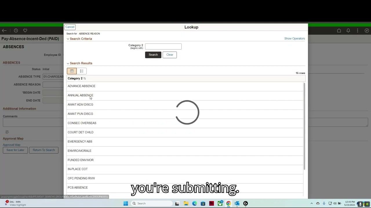 How to submit absence request through IPPSA (UPDATED)
