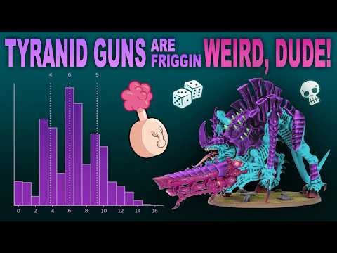 TOP 5 TYRANID ANTI-TANK GUNS!: Math teacher analyzes tyranid big guns!.
