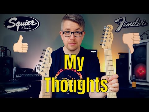 Fender Vs Squire Telecaster - A hands on assessment (with side by side comparison)