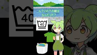 川で洗濯表示を読んでいた者の末路・・・　 #ずんだもん #コントチャンネル  #桃太郎 #昔話 #洗濯 #洗濯表示 #川