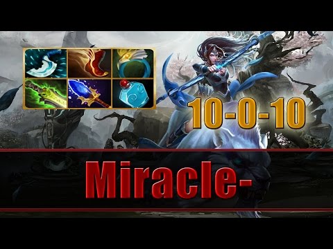 Miracle- plays Mirana Mid Ranked - Dota 2