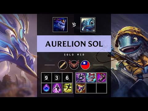 Aurelion Sol Mid vs Fizz - TW Grandmaster Patch 25.09