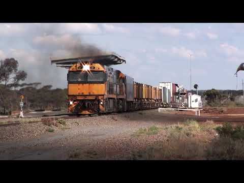 NR97-NR99 arriving into Parkeston with Pacific National's 3MP5 freight bound for Perth