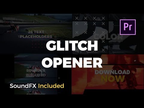 Glitch Opener by MotionParsec | Premiere Pro Project - Videohive template