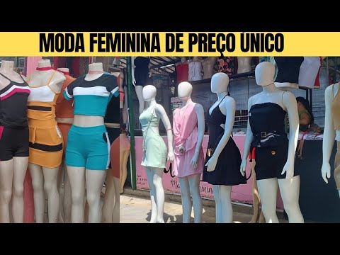 MODA FEMININA NA FEIRA DA SULANCA EM CARUARU -PE ROUPAS DE PREÇO ÚNICO PARA O NATAL 