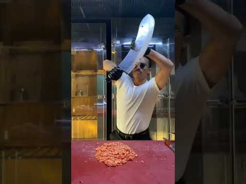 making a golden kebab