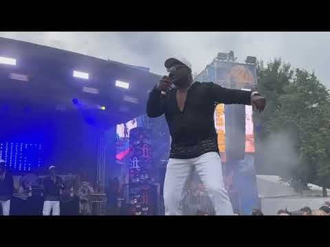 Charles Shaw mit den Classic Brother auf dem OpenAir Festival in Lampertheim