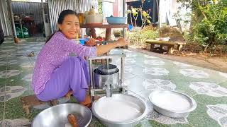 Cách nấu dầu dừa nguyên chất vàng tươi, thơm phức.