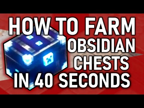 How To Farm Obsidian Chests In 40 Seconds Or Less - Minecraft Dungeons Tutorial