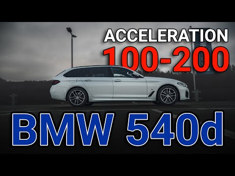 BMW 540d (G31) - Acceleration 100 - 200 km/h RaceChip vs. Stock