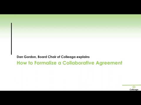 How to Formalize a Collaborative Venture Master Agreement
