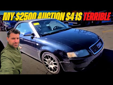 Flipping $400 to a Ferrari - My Audi S4 in Unfixable! - Flying Wheels