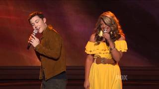 true HD Scotty McCreery & Lauren Alaina duet "American Honey" American Idol 2011 (Apr 14)