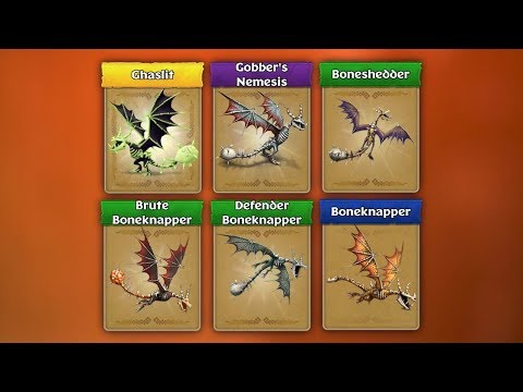 All Boneknapper Dragons - The Boneknapper Dragon Collection | Dragons: Rise of Berk