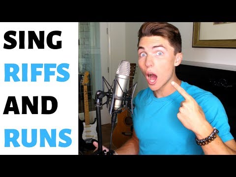 How To Sing Better RIFFS and RUNS - Vocal Agility Exercise (Singing Lessons w/ Justin)