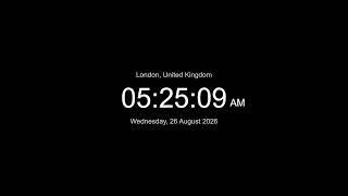 🔴 LIVE | Clock / Time in London Now / LIVE London / What time is it now