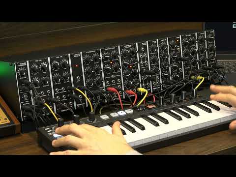 EMW SYSTEM-15 modular analog synthesizer - FM and HIGH PASS FILTER