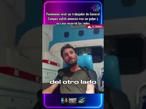 Fenómeno viral: un trabajador de General Campos sufrió amnesia tras un golpe