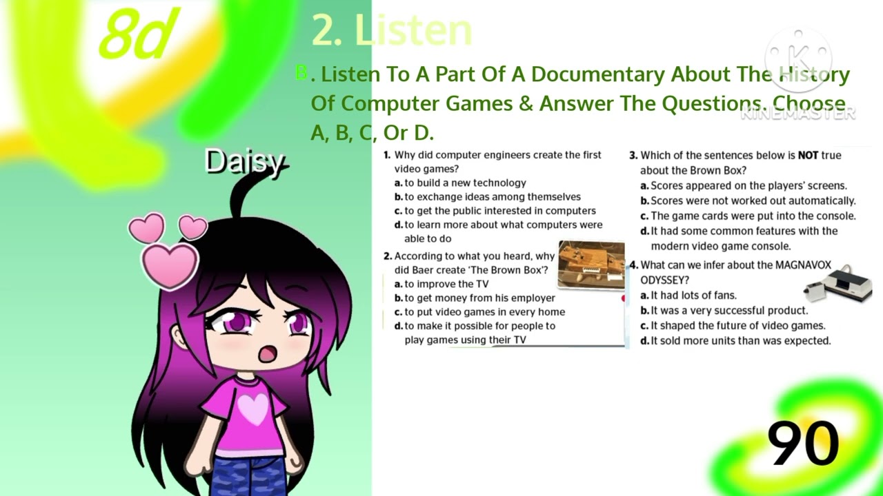 Adel's Goer Out Learning English 9B 8d 1. Vocabulary 2. Read On The Page 90.