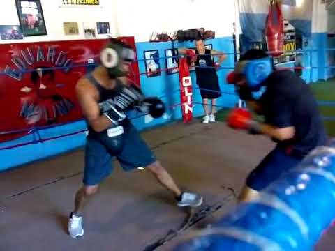 boxeo pierre chandia, guanteo en lo eduardo molina, cuna de campeones 1
