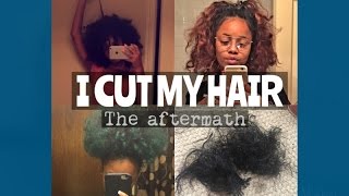 I CUT MY HAIR: the aftermath